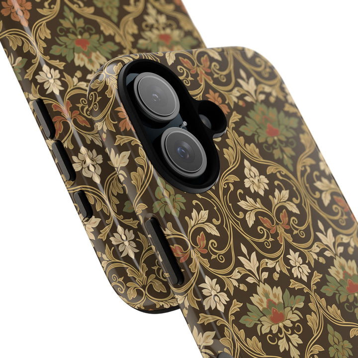 Traditional Batik Pattern Tough Phone Cases Personalizable - Elegant Floral