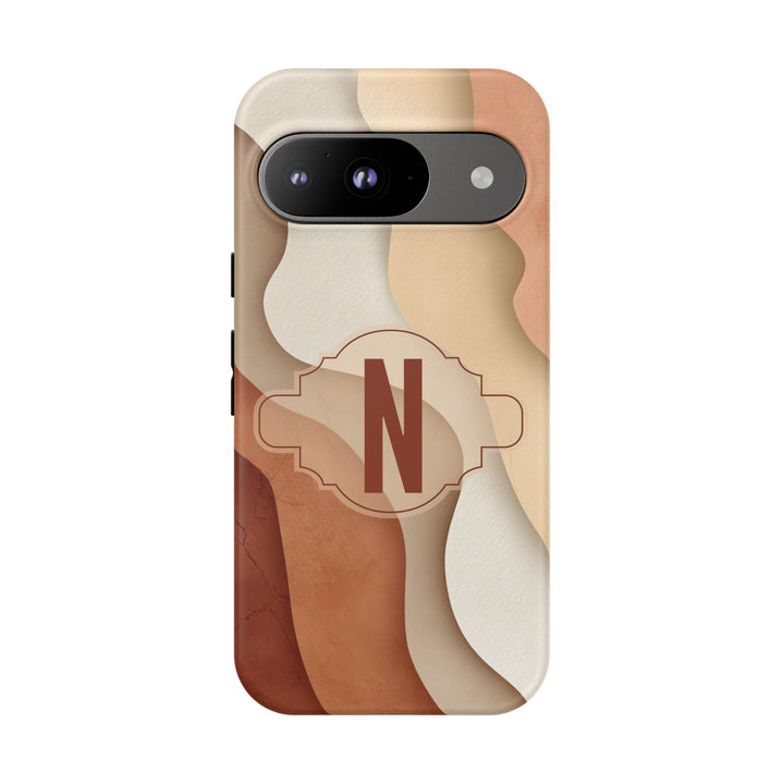 Personalized Tough Phone Case Warm Tones Abstract