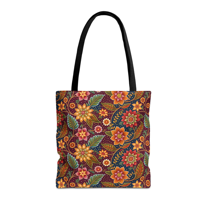 Batik Print Tote Bag -  Batik Flower 14