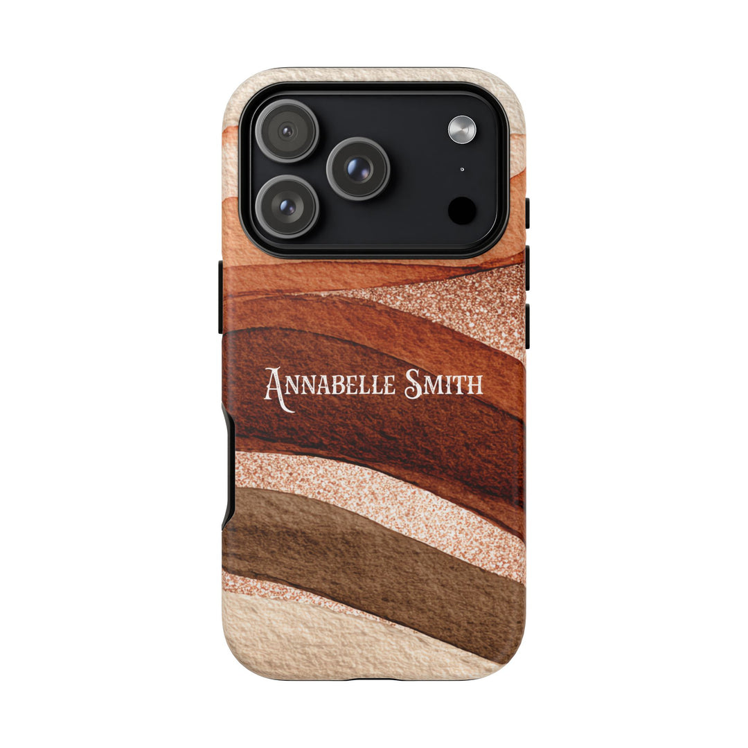 Personalized Tough Phone Case Rose Gold 1