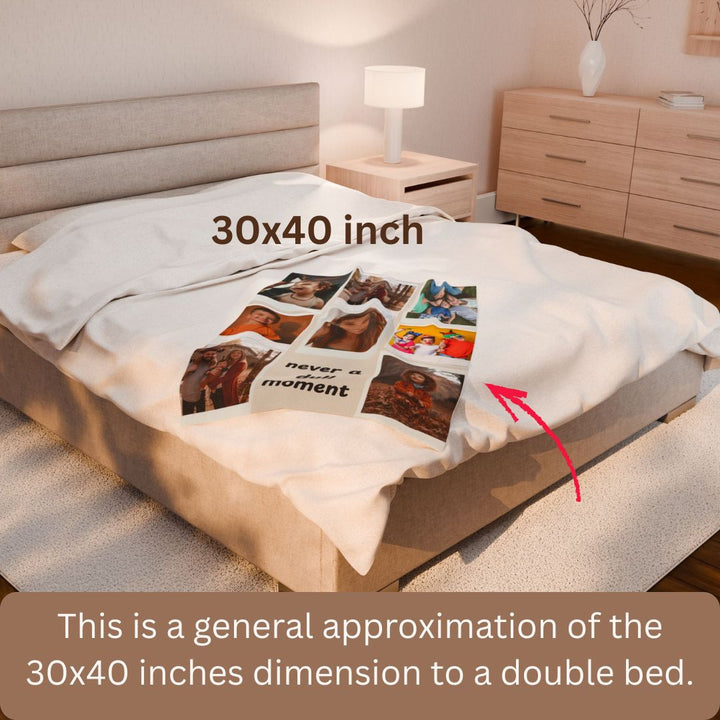 Personalized  Plush Blanket - Never A Dull Moment