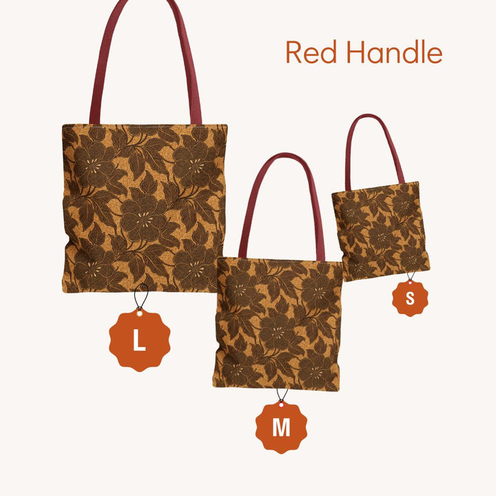Batik Print Tote Bag -   Traditional Pattern 9