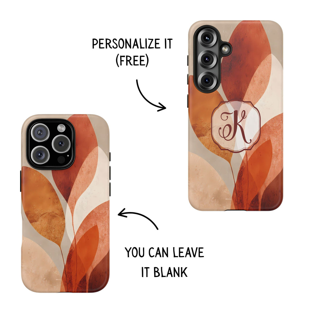 Personalized Tough Phone Case - Fall Floral
