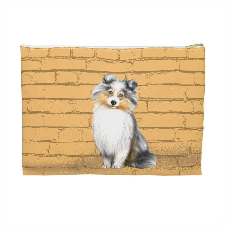 Collie In The City Versatile Pouch