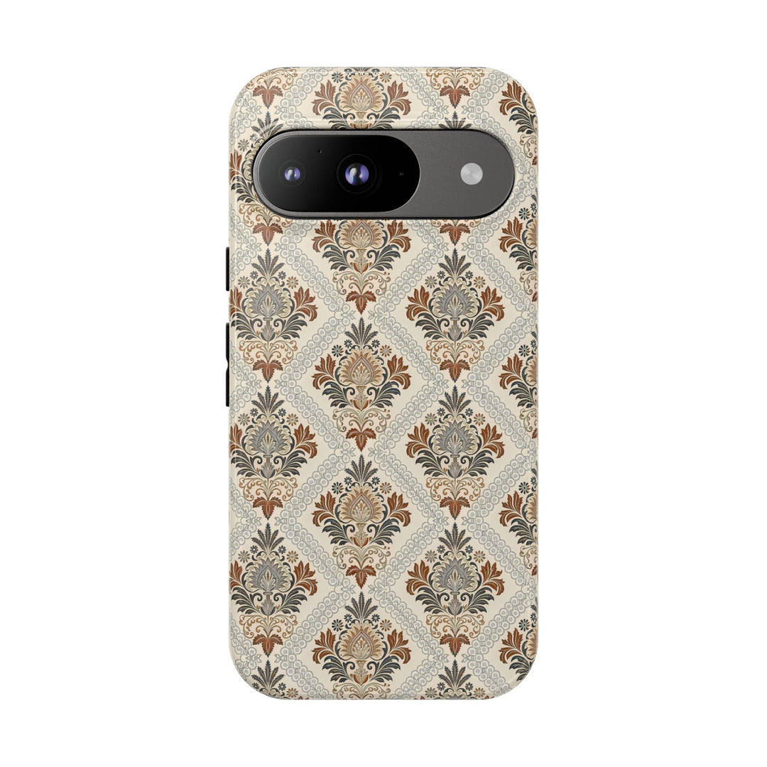 Modern Batik Pattern Tough Phone Cases Personalizable - Toile 3