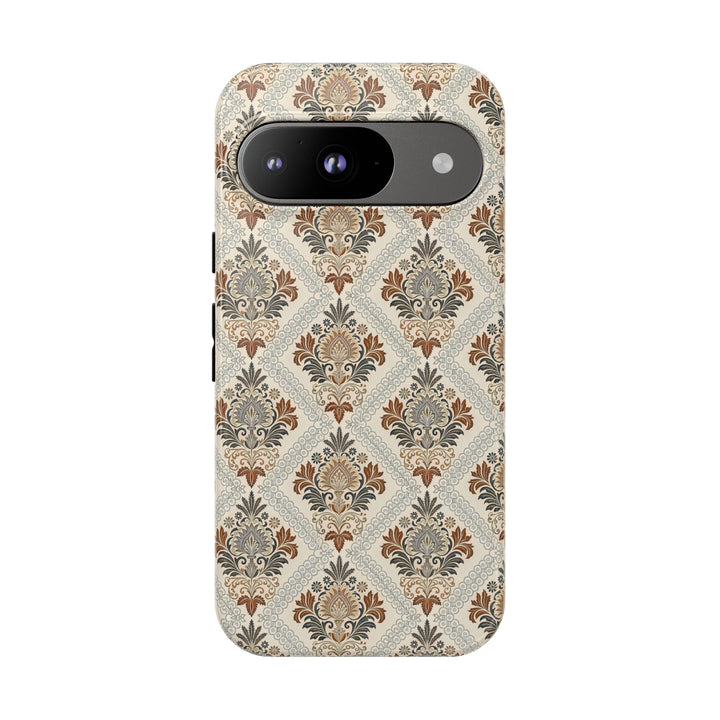 Modern Batik Pattern Tough Phone Cases Personalizable - Toile 3
