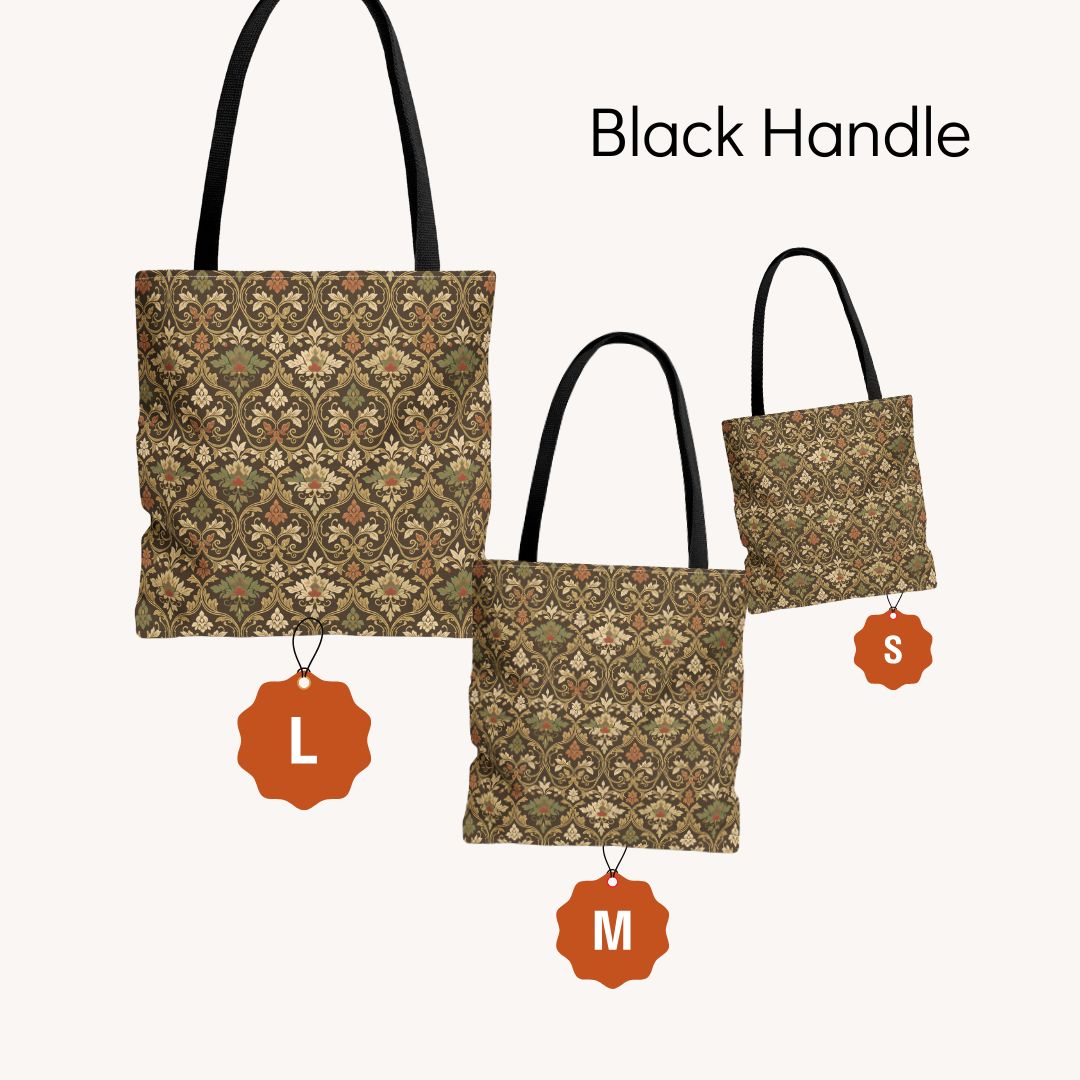 Batik Print Tote Bag -   Traditional Pattern 11