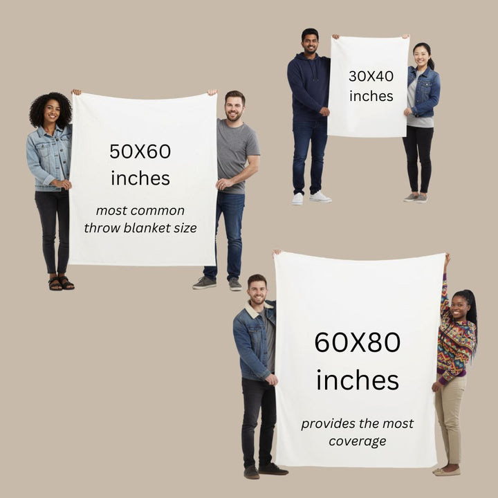 Personalized  Plush Blanket - Love Laughter