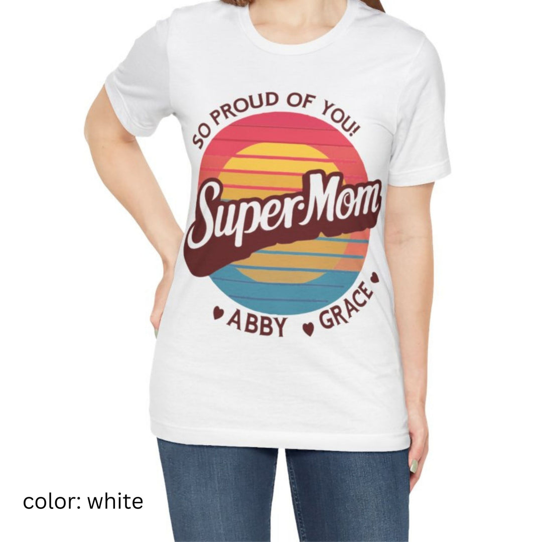 Super Mom Retro T-Shirt