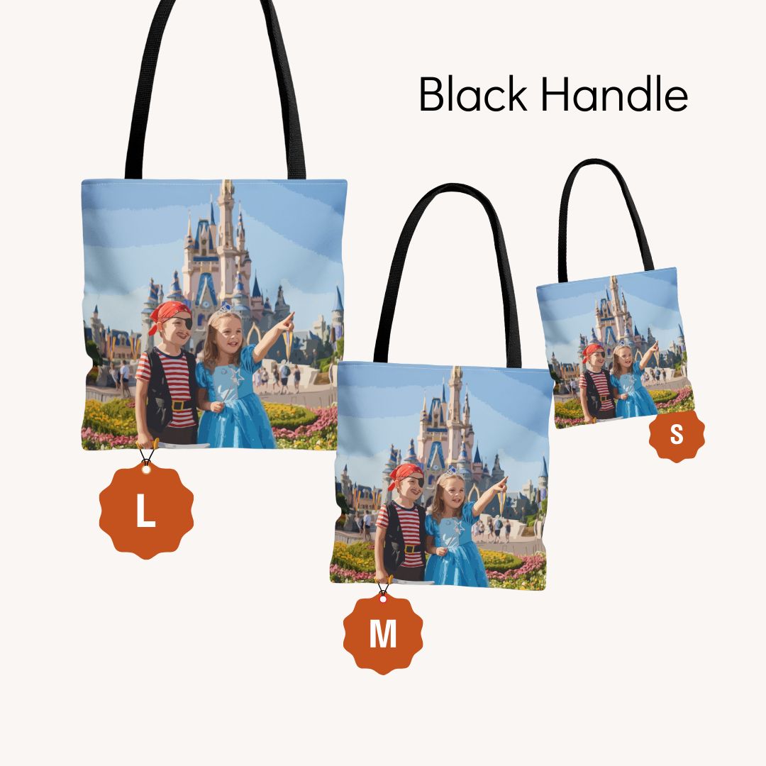 Custom Photo Full Print Tote Bag