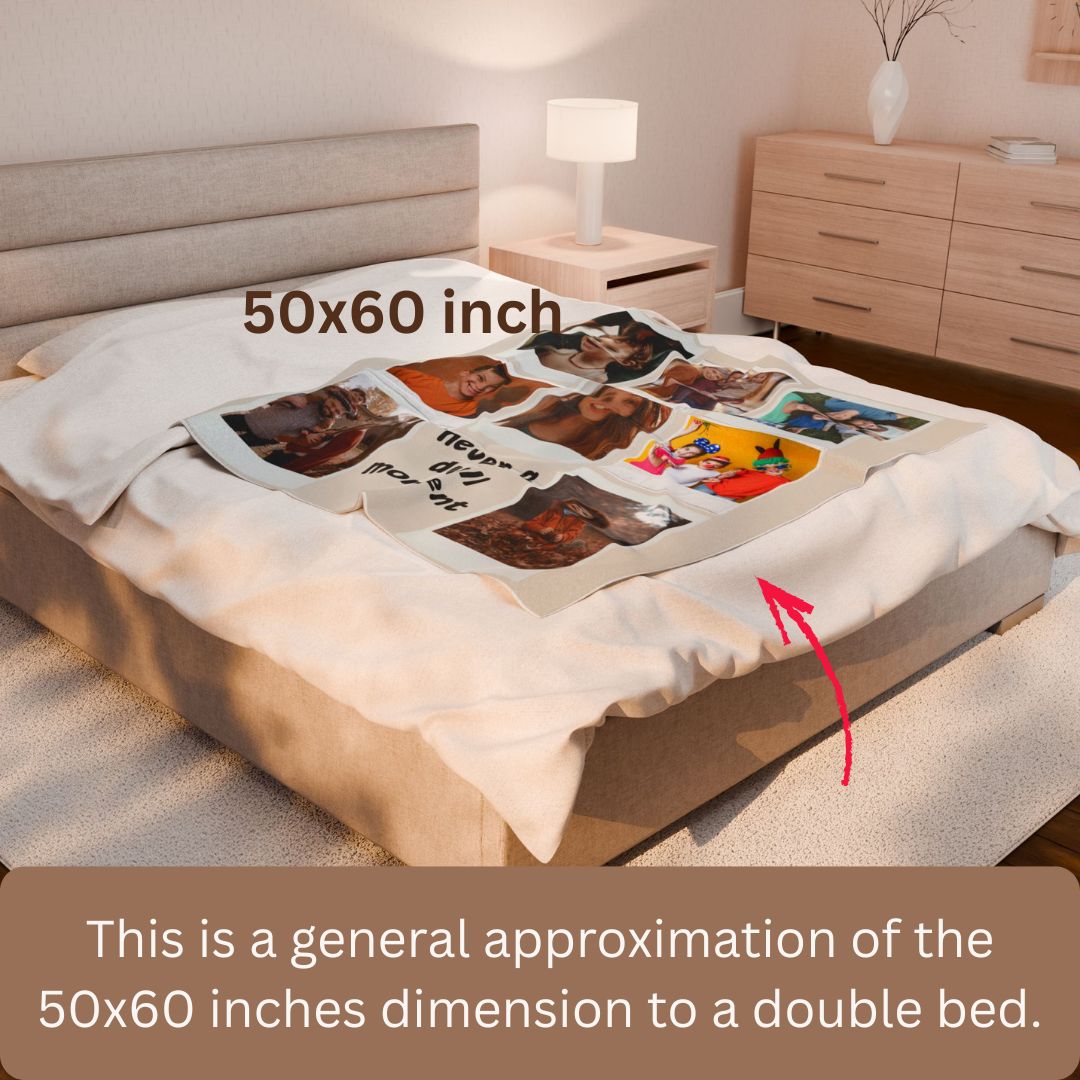 Personalized  Plush Blanket - Never A Dull Moment