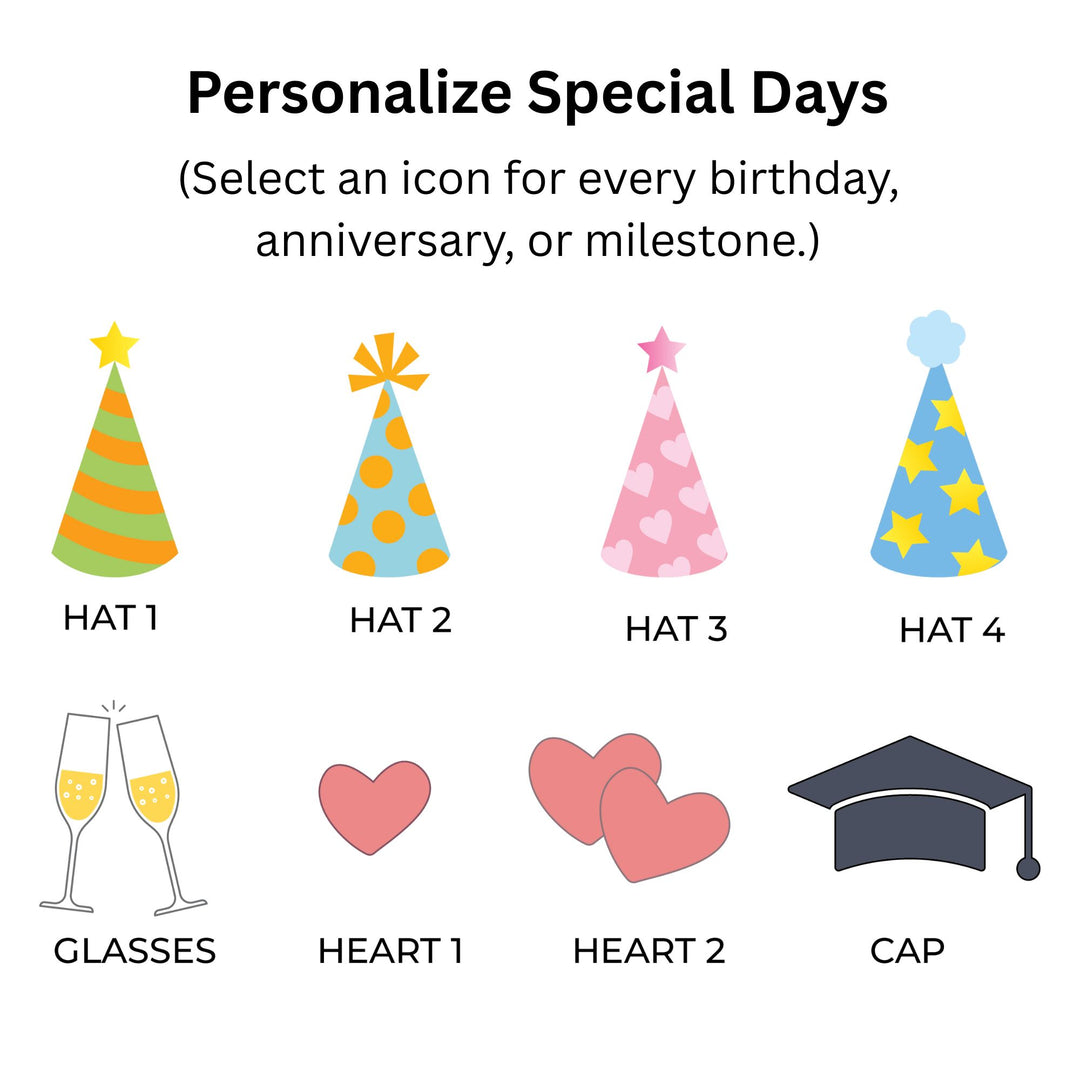 2026 Wall Calendar Botanical Flower  - Personalized