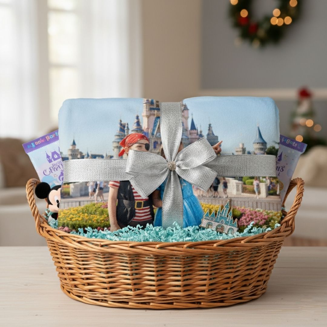 Custom Photo  Plush Blanket - Love Laughter