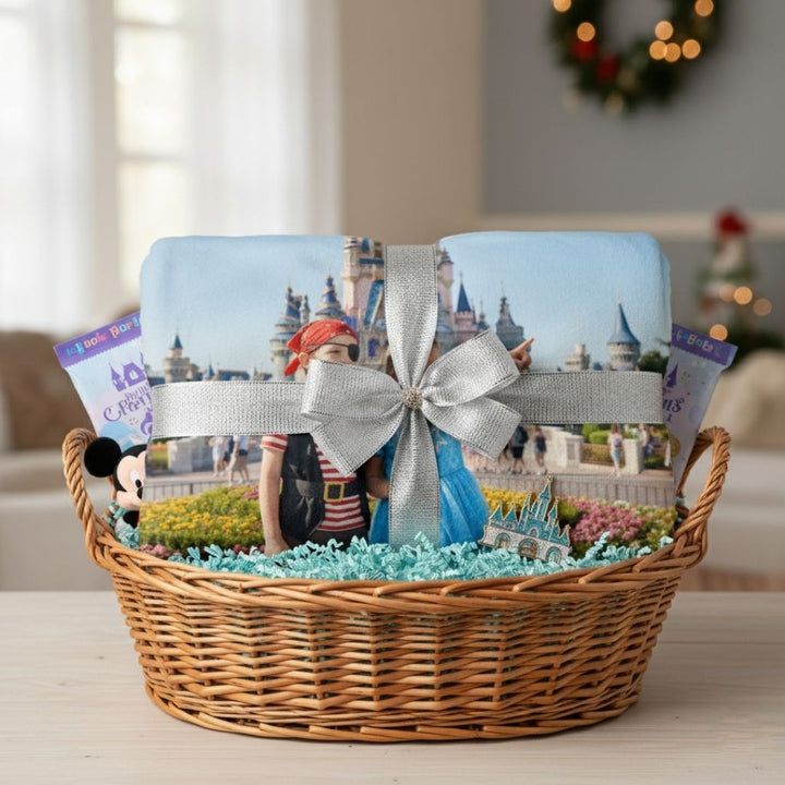 Custom Photo  Plush Blanket - Love Laughter