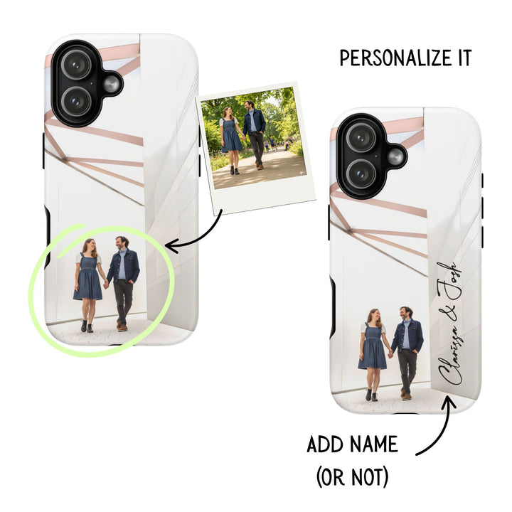 Though Phone Case With Photo -  Fine Art Style Custom Photo Phone Case