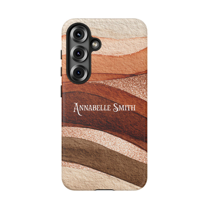 Personalized Tough Phone Case Rose Gold 1