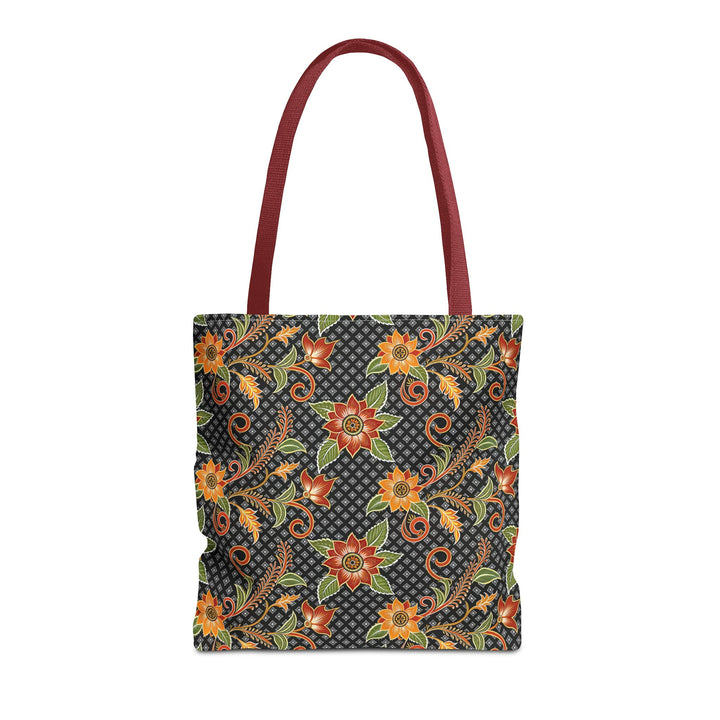 Batik Print Tote Bag -  Batik Flower 3
