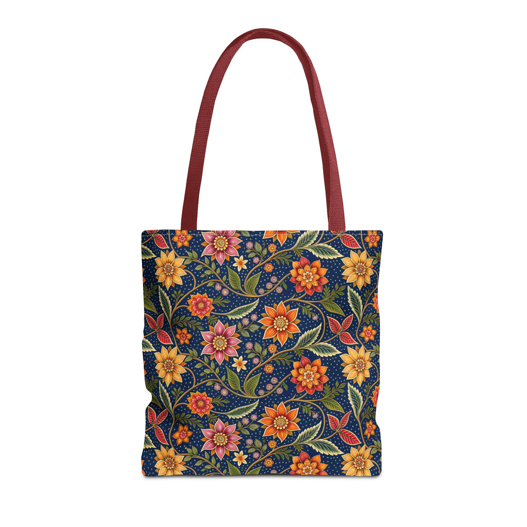 Batik Print Tote Bag -  Batik Flower 7