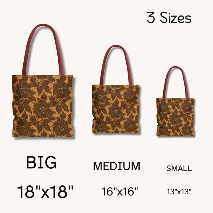 Batik Print Tote Bag -   Traditional Pattern 9