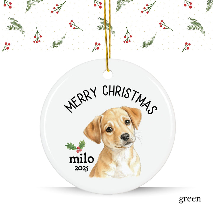 Personalized Pet Photo Christmas Ornament: Pet Adoption Ornament