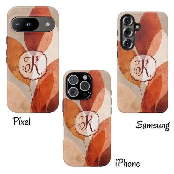 Personalized Tough Phone Case - Fall Floral