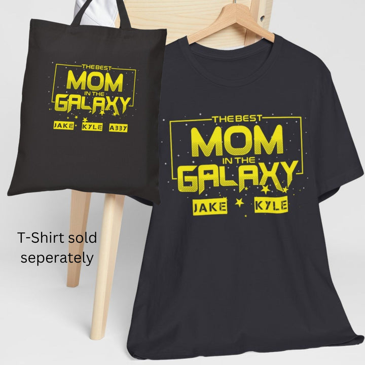 Best Mom In The Galaxy Canvas Tote Bag