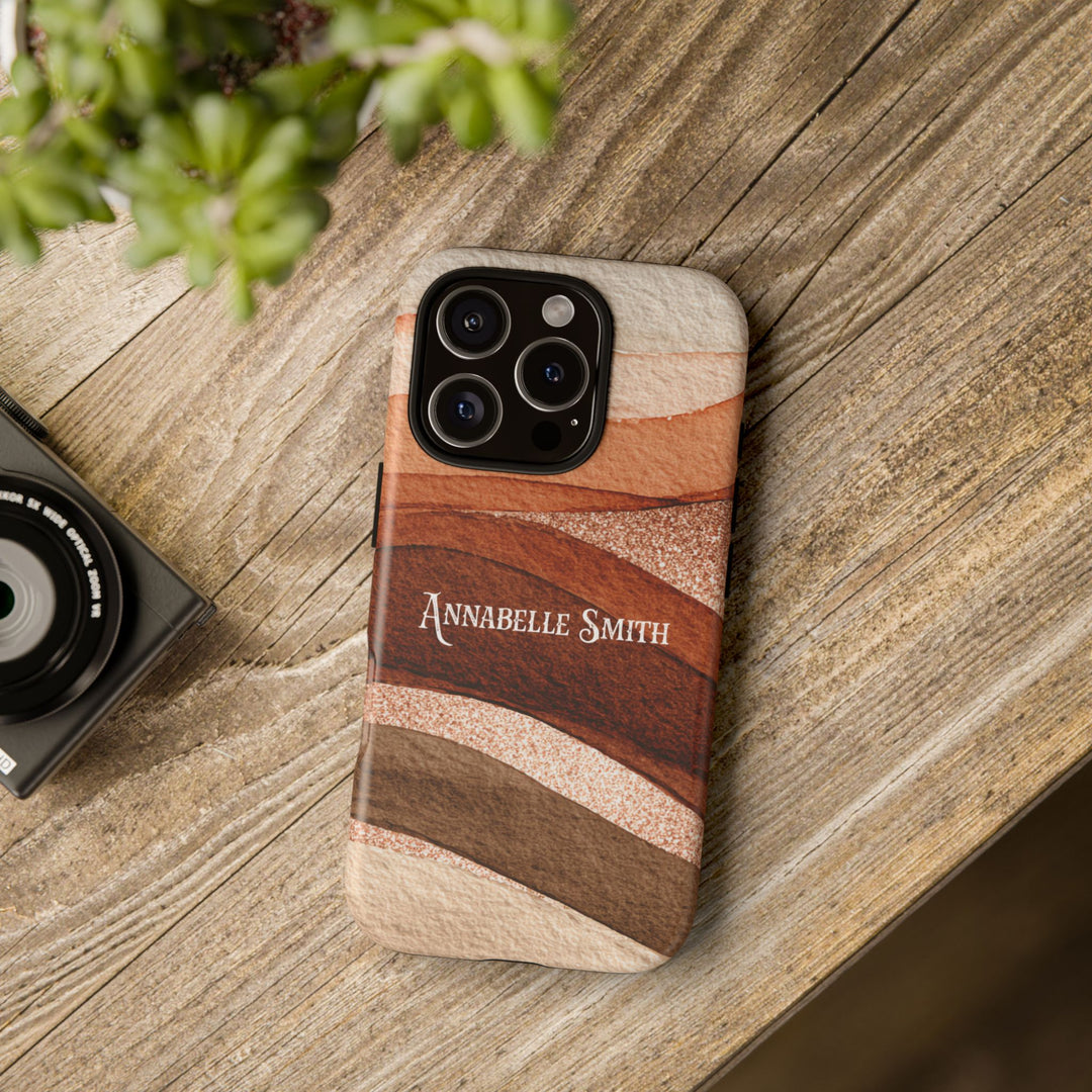 Personalized Tough Phone Case Rose Gold 1