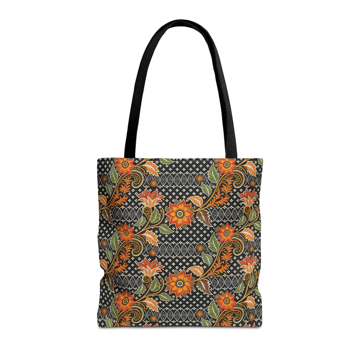 Batik Print Tote Bag -   Aesthetic Floral 3