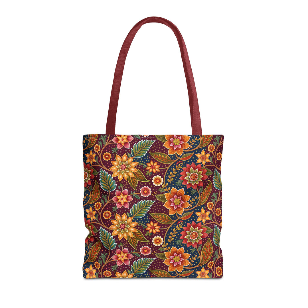 Batik Print Tote Bag -  Batik Flower 14