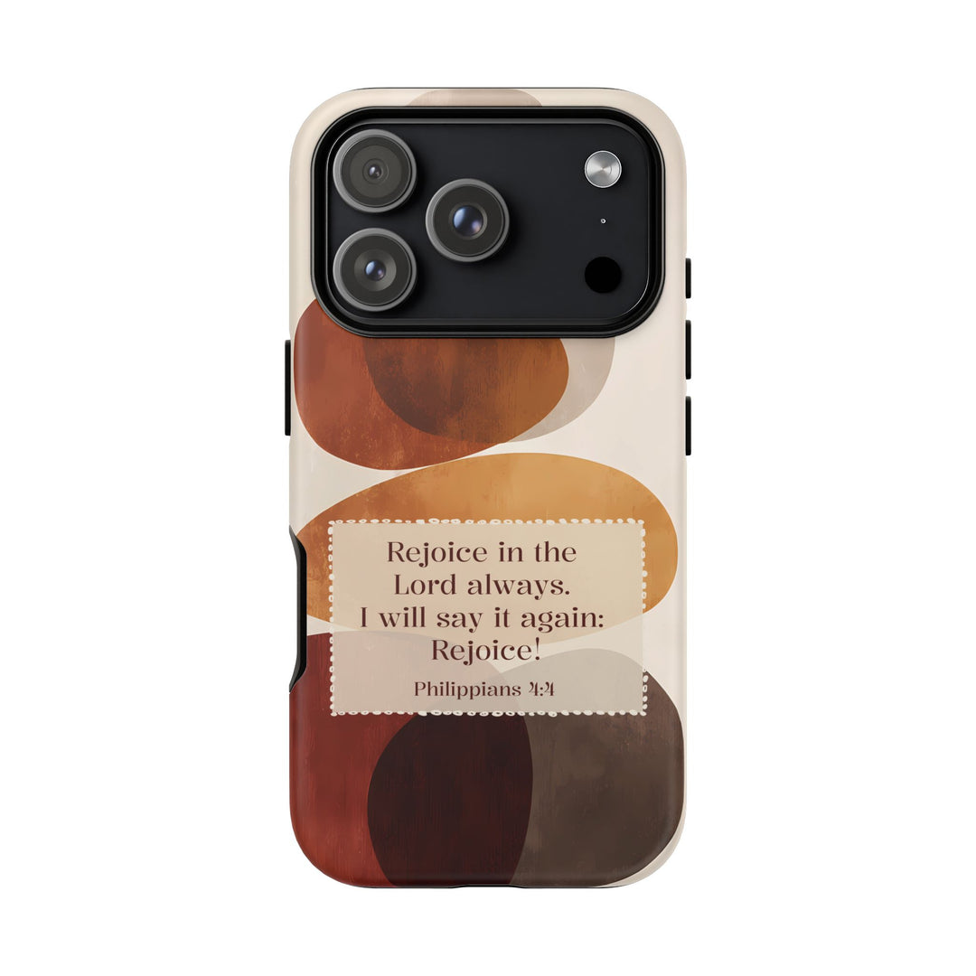 Tough Phone Case Personalized - Warm Tones Abstract 1