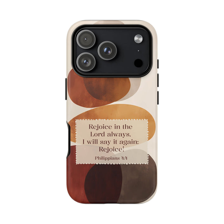 Tough Phone Case Personalized - Warm Tones Abstract 1