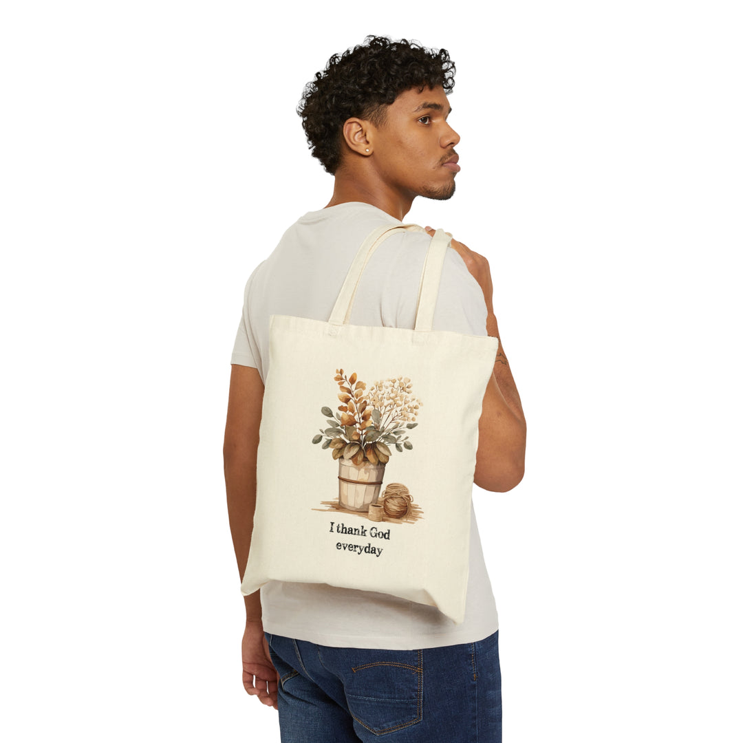 Thank God Everyday Cotton Canvas Tote Bag