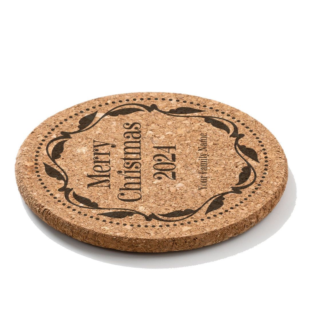 Personalized Cork Coaster