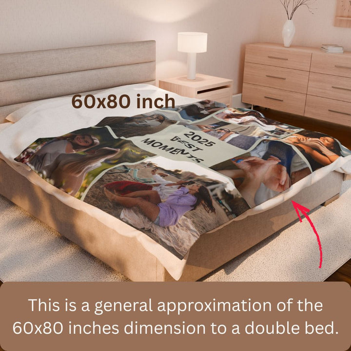 Personalized  Plush Blanket - Best Moment 2025
