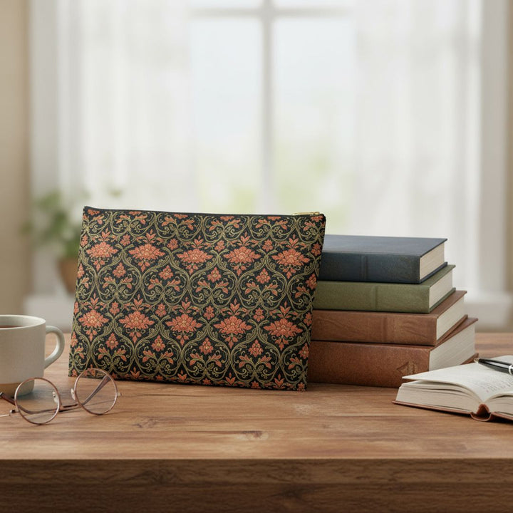 Batik Print Makeup And Accessory Pouch -  Traditional Pattern 12