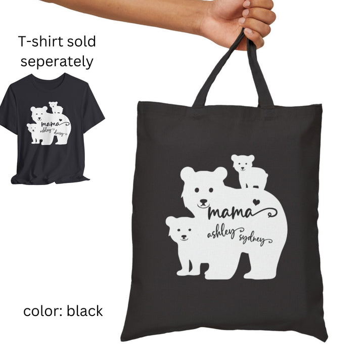 Mama Bear Canvas Tote Bag