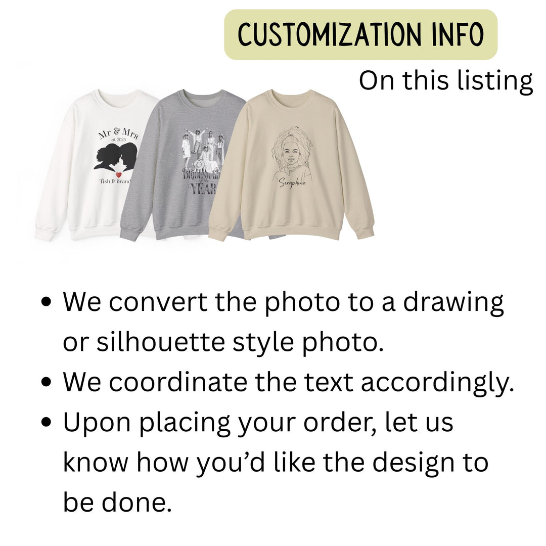 Custom Photo on Sweater