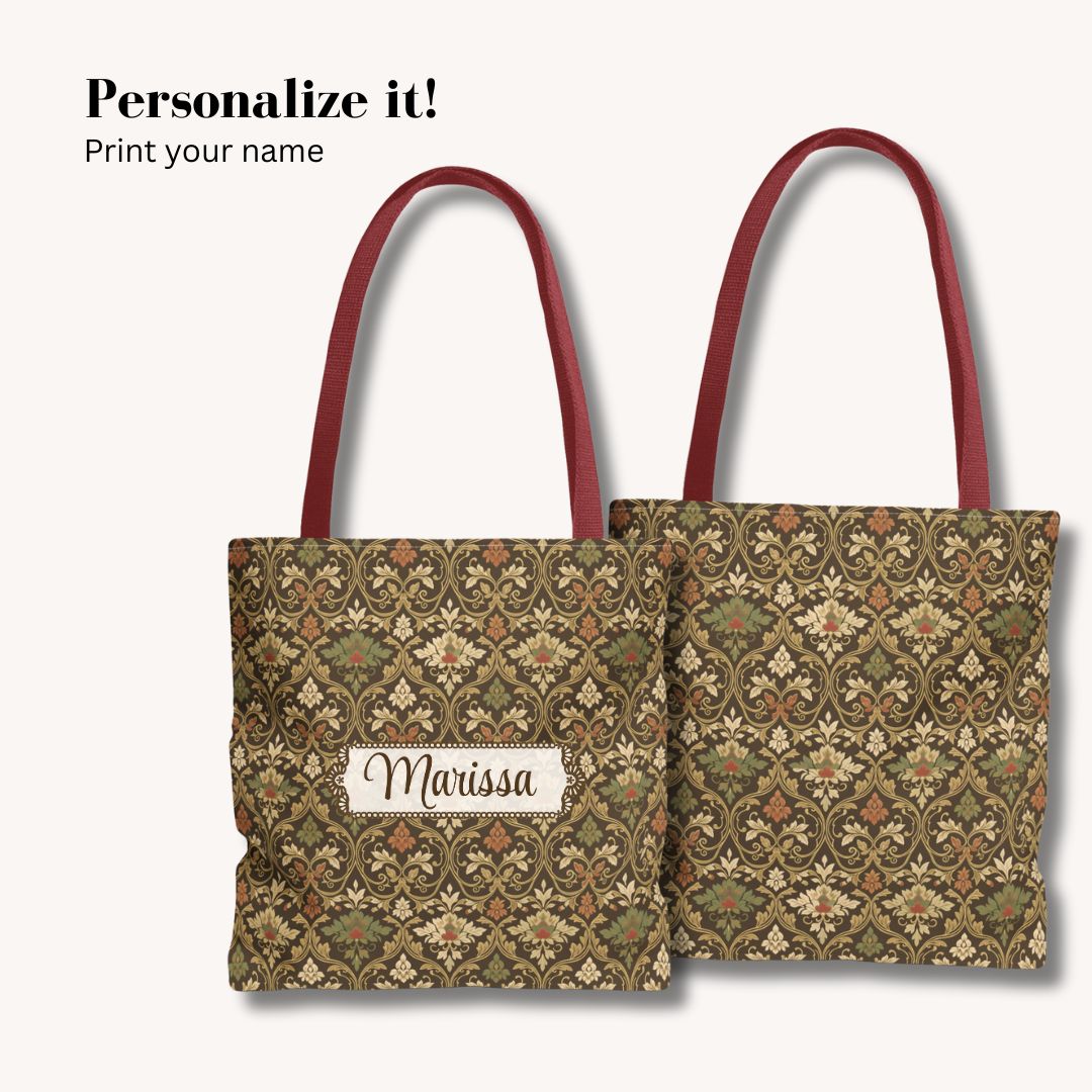 Batik Print Tote Bag -   Traditional Pattern 11