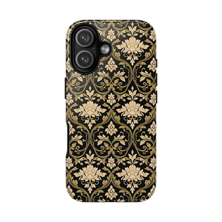 Traditional Batik Pattern Tough Phone Cases Personalizable - Neutral Grid