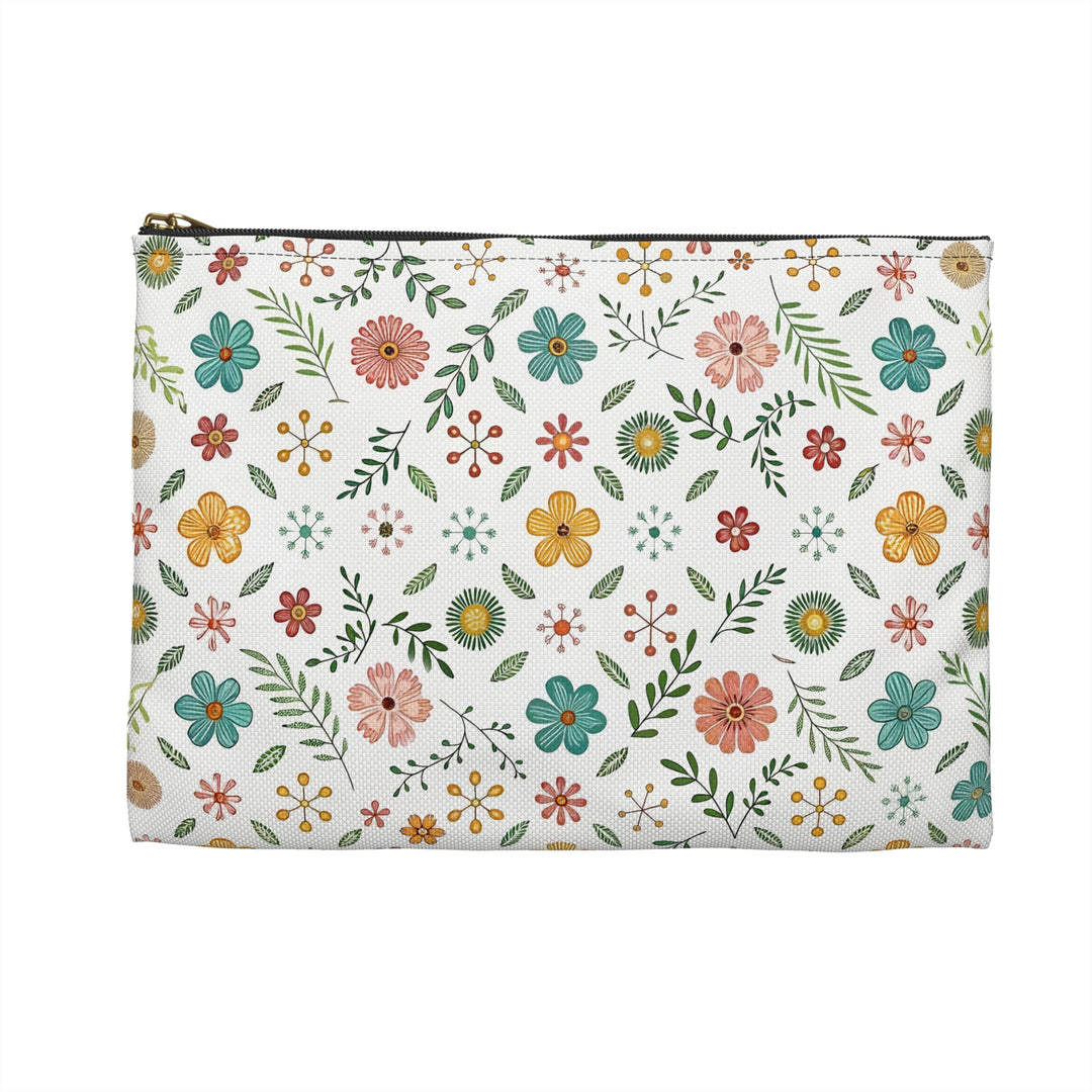 Copy of Floral Accessory Pouch - Boho Style Organizer for Makeup, Travel, Gifts, and Daily Essentials