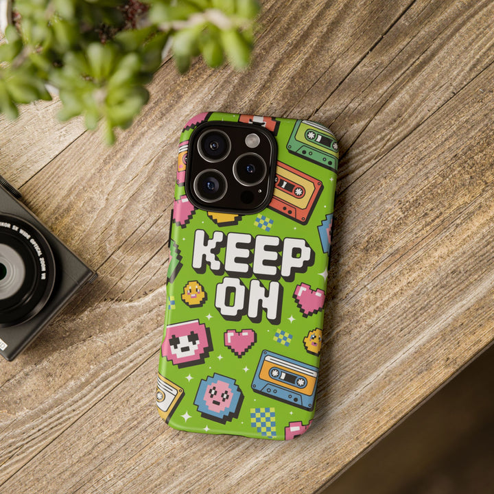 Tough Phone Case - Retro Green