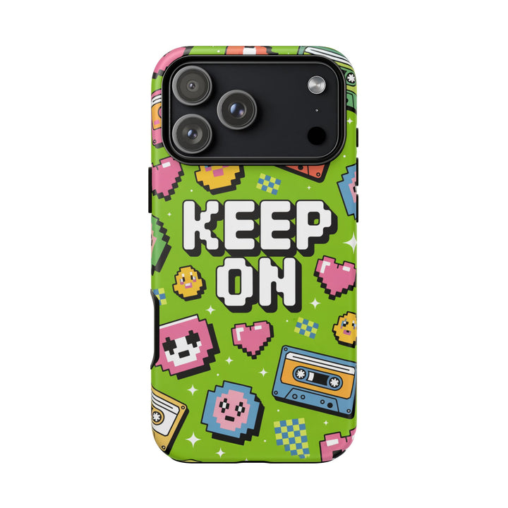 Tough Phone Case - Retro Green