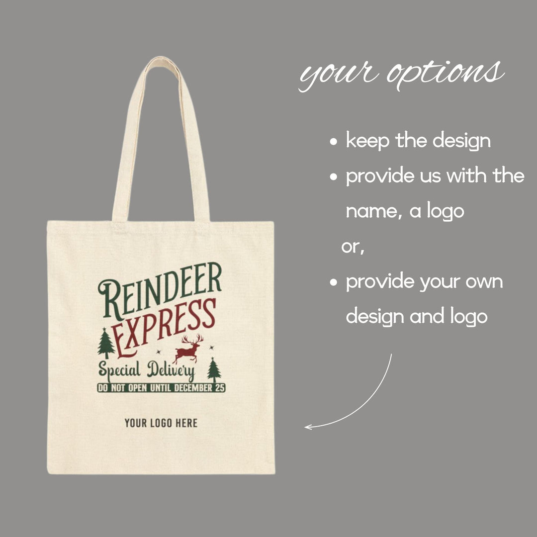 Personalized Holiday Tote Bags With Name