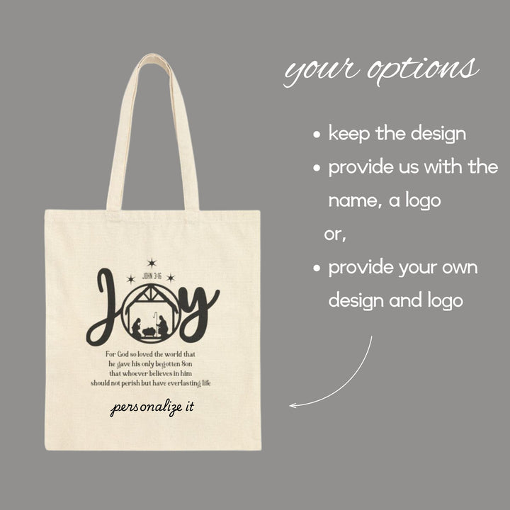 Personalized Group Holiday Tote Bags (Copy)