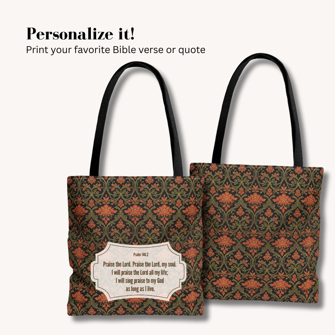Batik Print Tote Bag -   Traditional Pattern 12