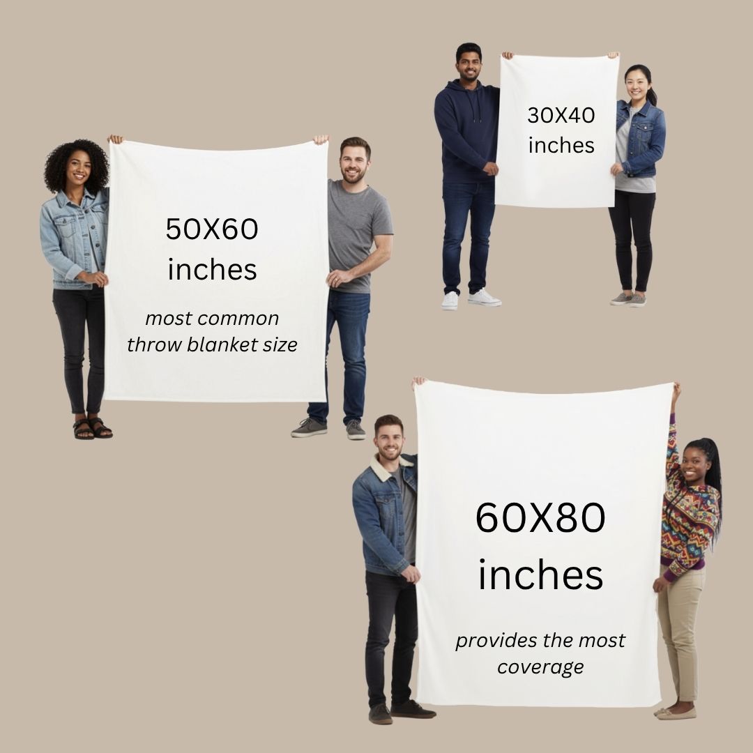 Custom Photo  Plush Blanket - Love Laughter