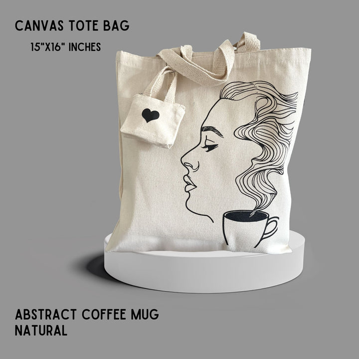 Canvas Tote With Small Purse Collection