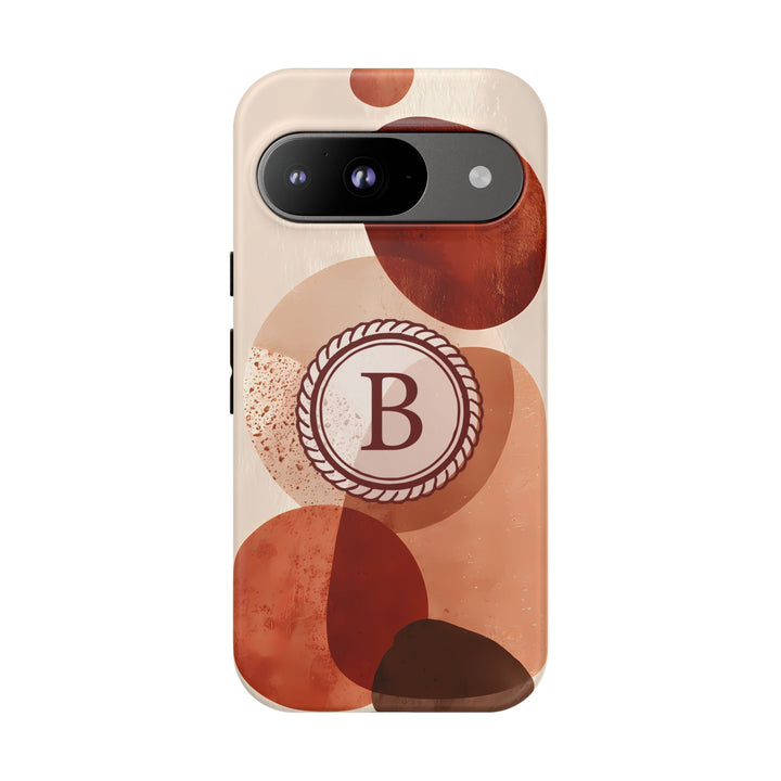 Tough Phone Case Personalized - Warm Tones Abstract 2