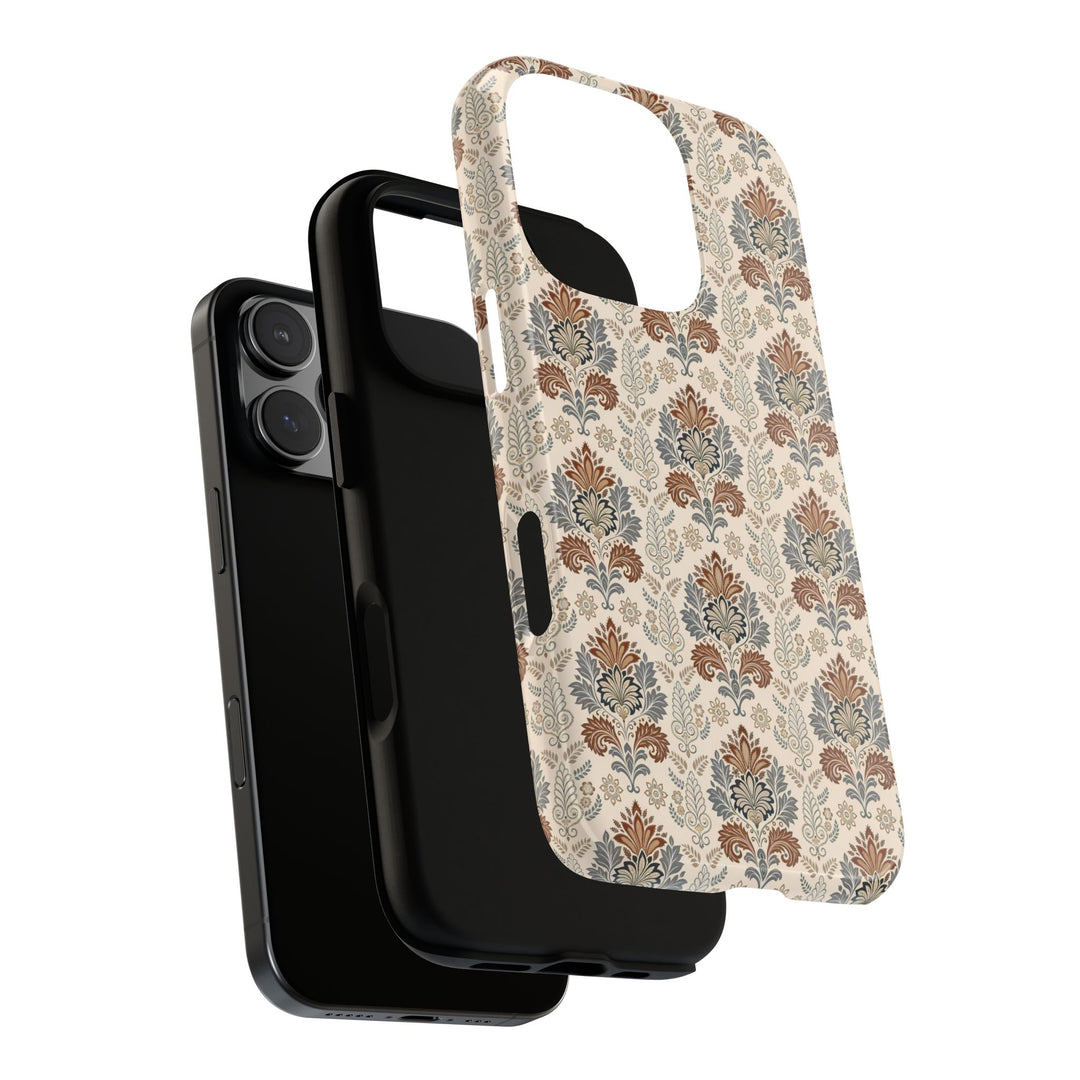 Modern Batik Pattern Tough Phone Cases Personalizable - Toile 6