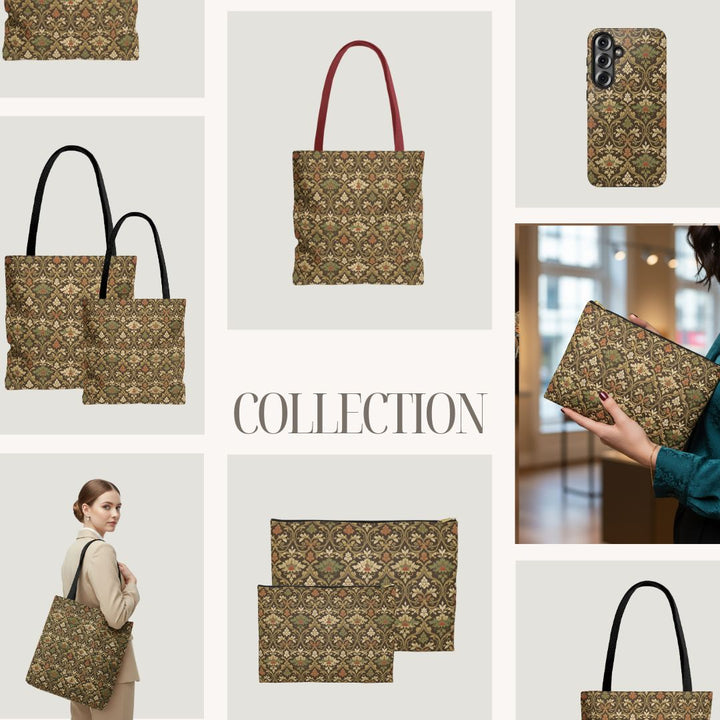 Batik Print Tote Bag -   Traditional Pattern 11